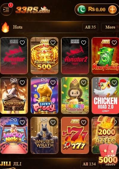 33rs game available games screenshot